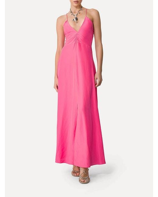 Forte_forte Pink Silk Slip Dress