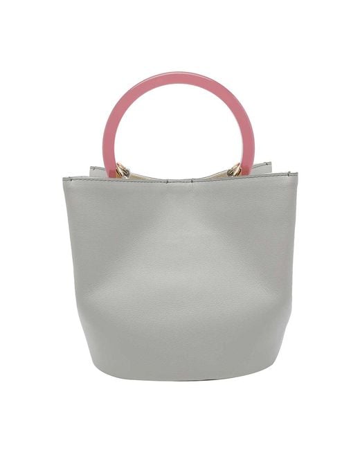 Marni Gray Pannier Handbag