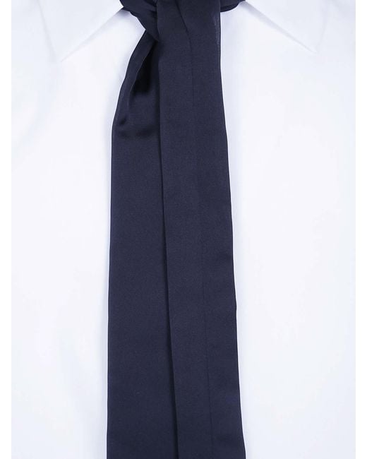 Sacai Blue Popeline Shirt for men