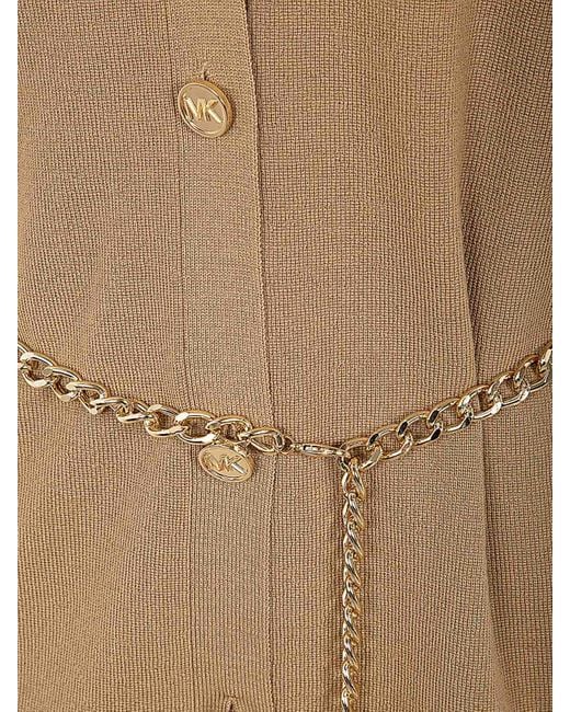 Michael Kors Natural Cardigan