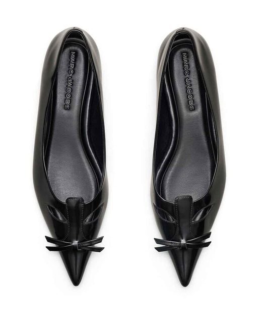 Marc Jacobs Black Leather Ballerinas