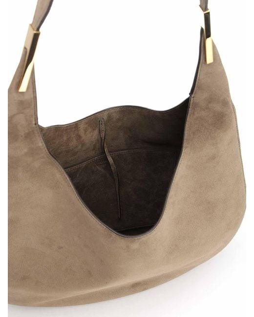 SAVETTE Gray Hobo Bag