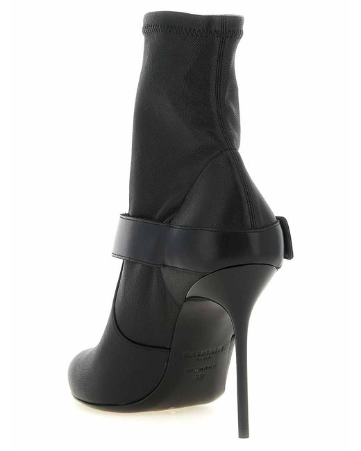 Balmain Black Ankle Boots