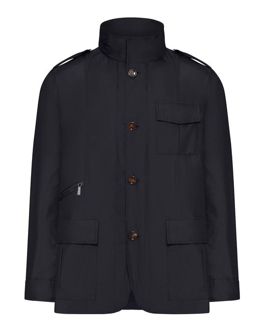 Moorer Blue Porto-Km Jacket for men
