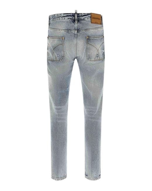 DSquared² Blue Teddy Jeans for men