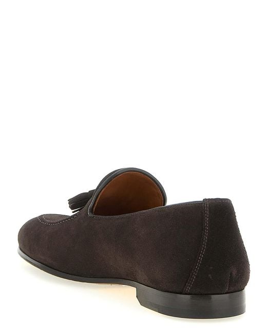 Doucal's Black Adler Loafers for men