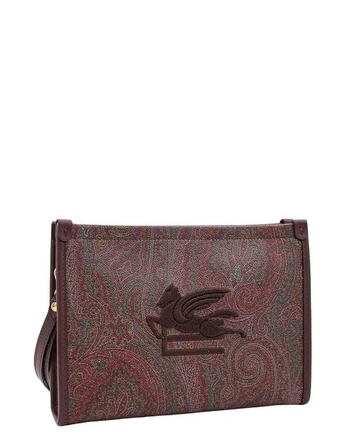 Clutch di Etro in Brown