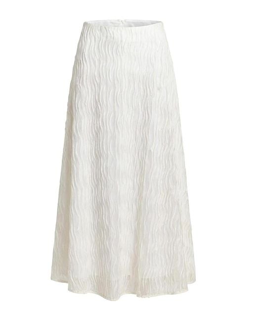 Peserico White Skirt