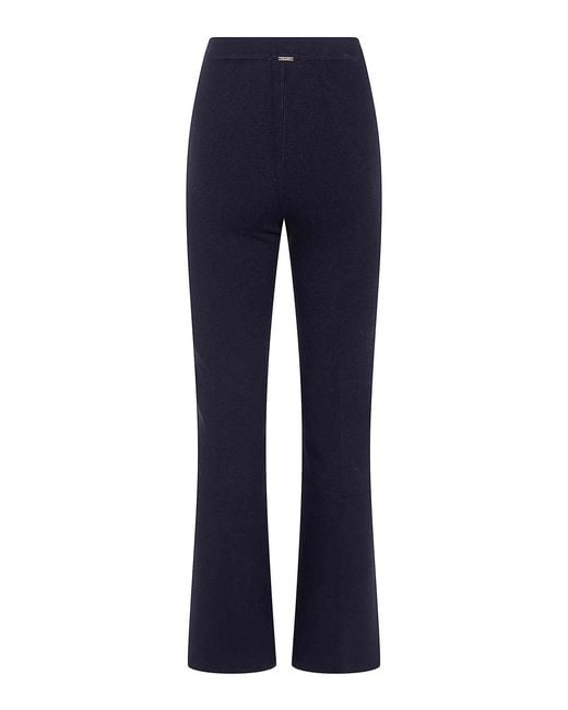 Twinset Blue Flared Trousers