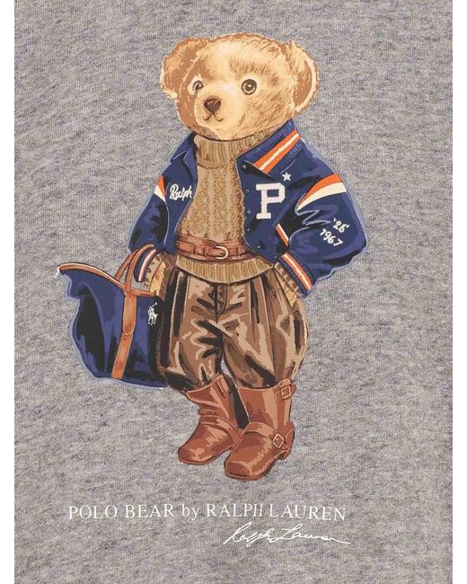 Polo Ralph Lauren Gray Printed Sweater