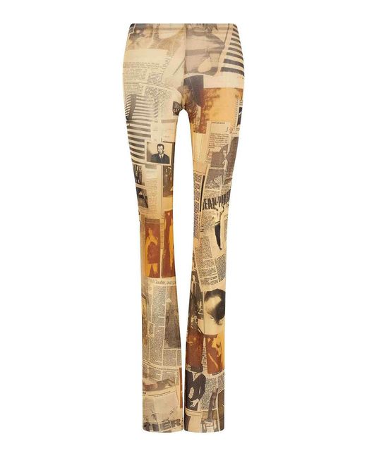 Jean Paul Gaultier Metallic The Journal Pants