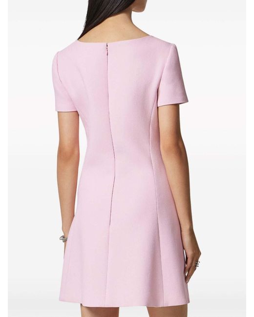 Versace Pink Medusa Plaque Dress