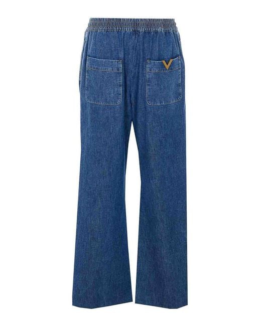 Valentino Garavani Blue Medium Pants