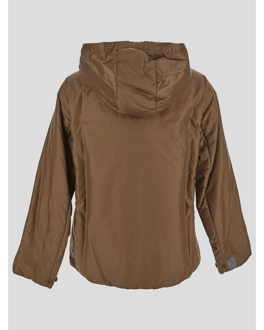 Max Mara Brown Water-resistant Travel Jacket