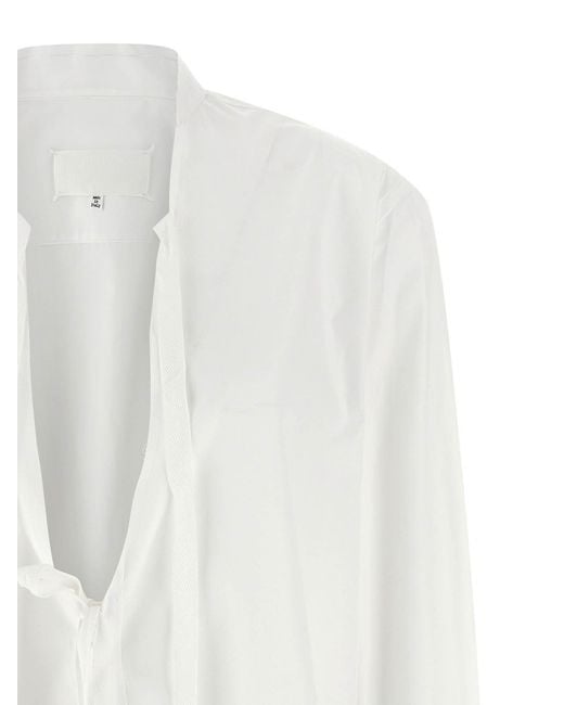 Maison Margiela White Chemisier Dress