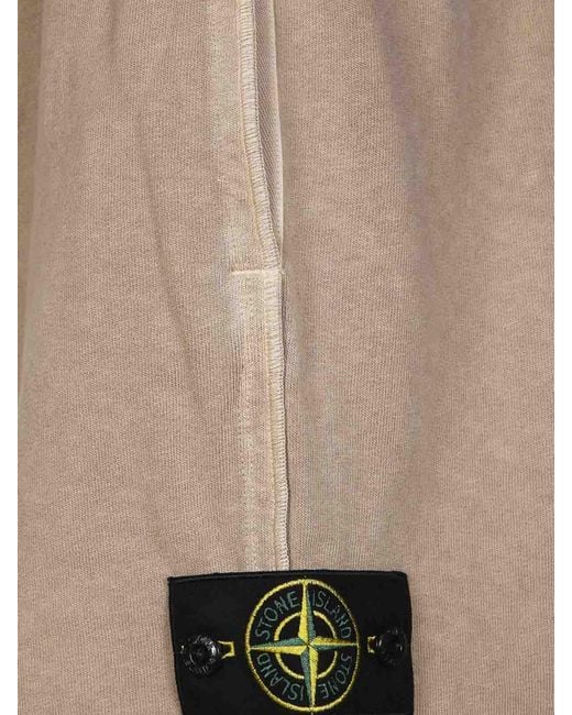Stone Island Natural Shorts for men