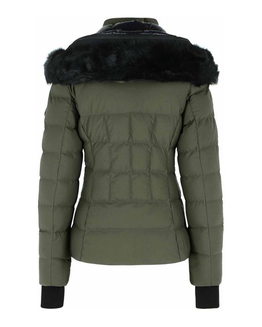 Moose Knuckles Green Betta Nylon Blend Jacket