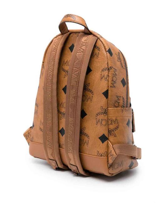 MCM Brown Stark Maxi Backpack for men