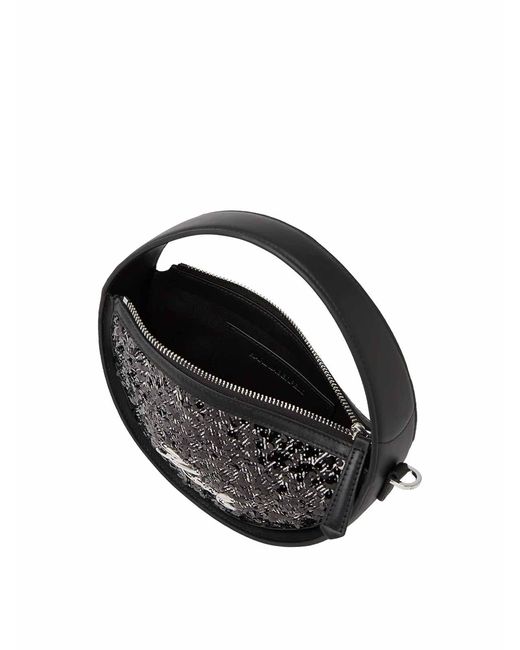 Karl Lagerfeld Black K/Autograph Top Handle