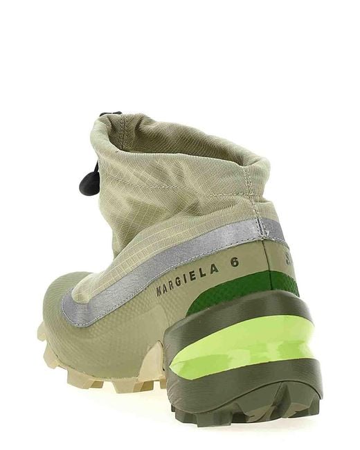 MM6 by Maison Margiela Green Mm6 X Salomon Low-Cut