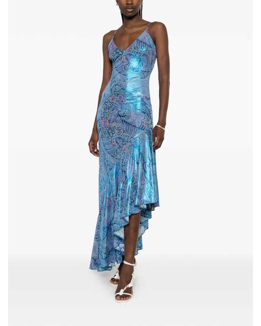 Etro Blue Long Light Dress
