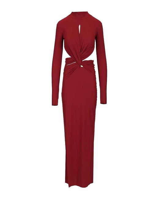 Amazuìn Red Leonie Maxi Dress