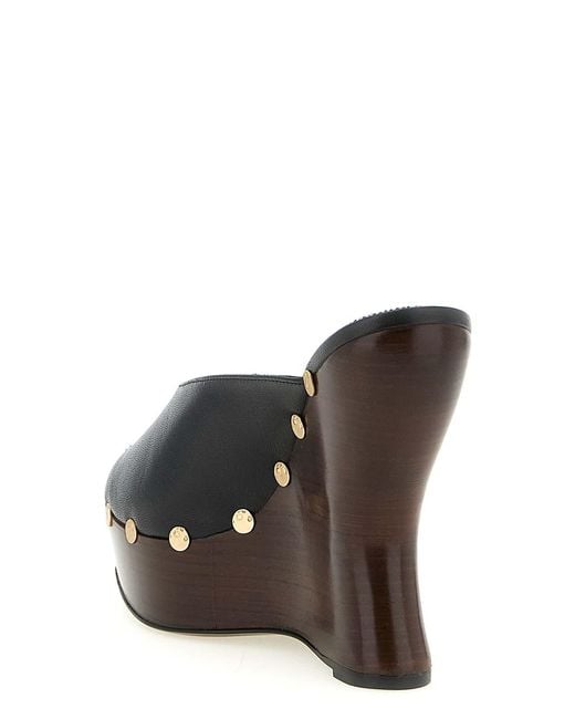 Magda Butrym Black Leather Mules