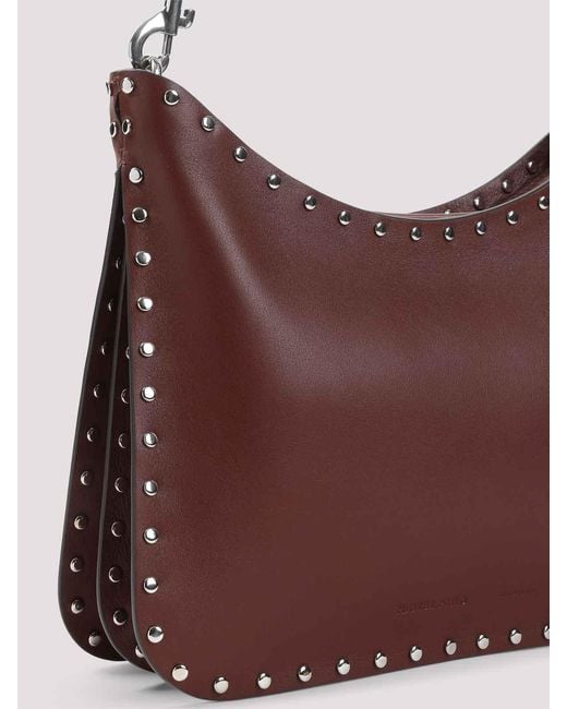 Phoebe Philo Brown Stud Gig Small Bag