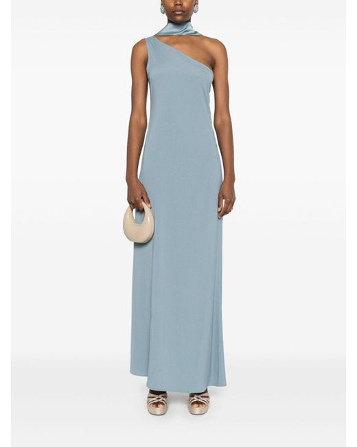 ‎Taller Marmo Blue Caroline Long Dress