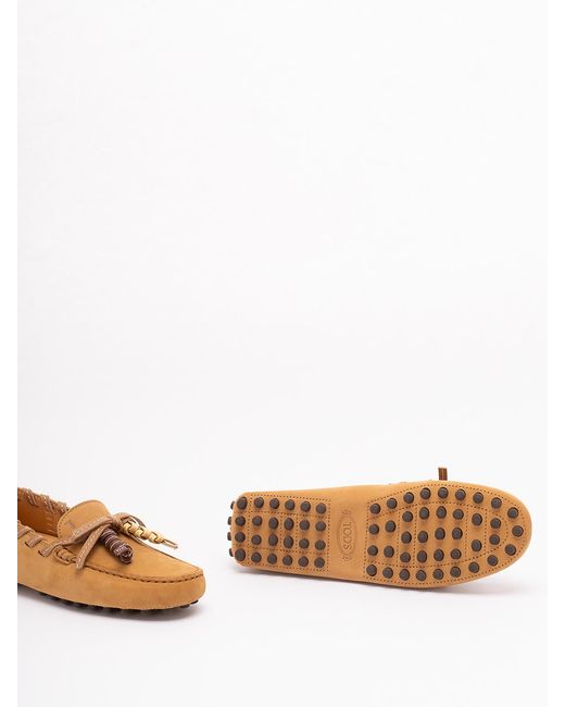 Tod's Brown 'Glove Gommino' Loafers