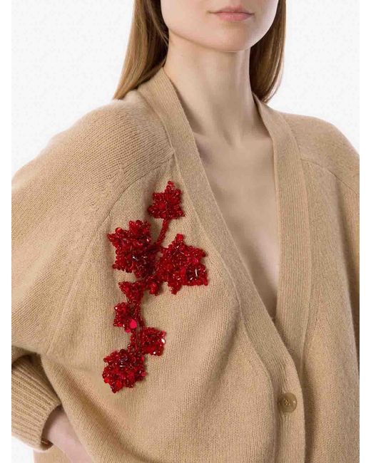 Alberta Ferretti Natural Sweaters