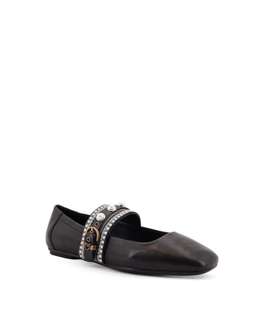 Pinko Black Leather Dancers