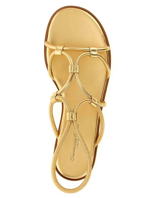 Gianvito Rossi Metallic G32574 Sandals