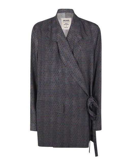 Uma Wang Blue Khloe Jacket