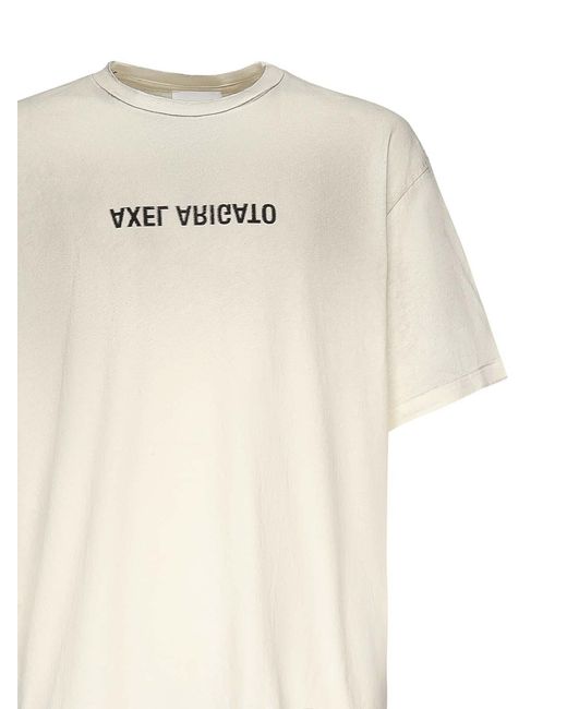 Axel Arigato White Distort Light T-Shirt for men