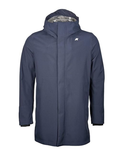 K-Way Blue Jacket for men