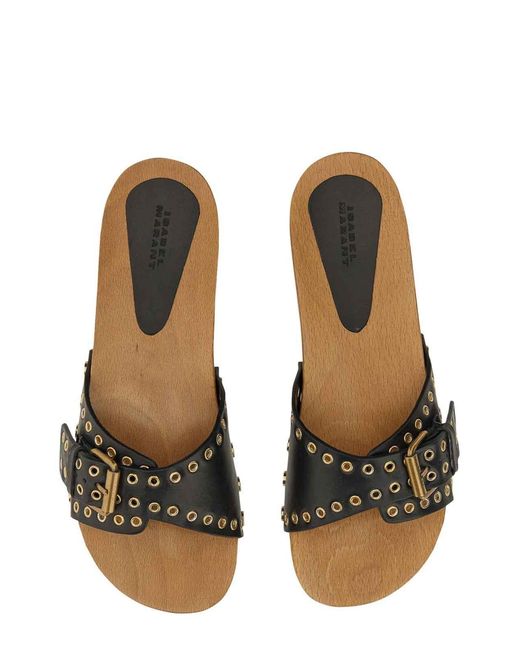 Isabel Marant Brown Jaso Clogs