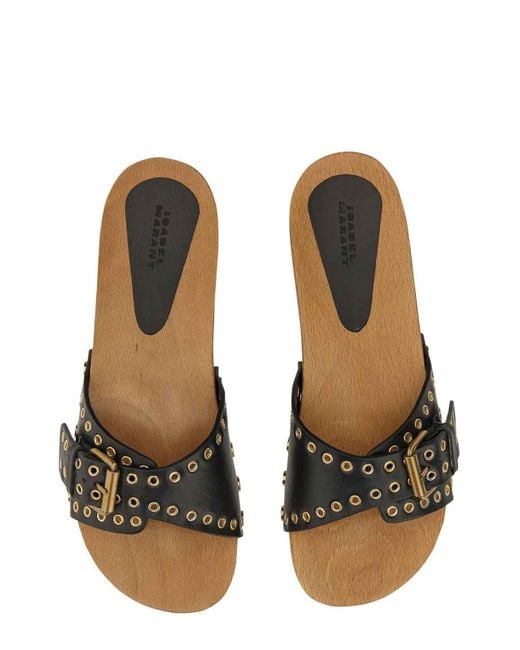 Isabel Marant Brown Jaso Clogs