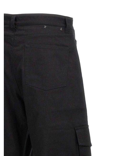 Golden Goose Deluxe Brand Blue Leniin Cargo Pants for men