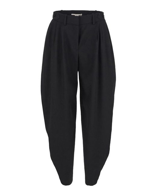 Stella McCartney Black Trousers With Side Pockets