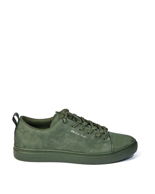 Paul Smith Green Sneakers Lee Nubuk for men