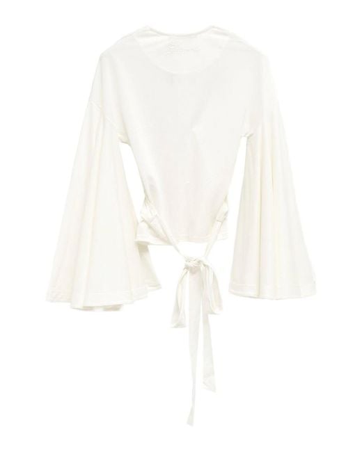 Jacquemus White La Cache Coeur Ventadou Top