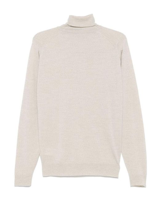 John Smedley White Sweater for men
