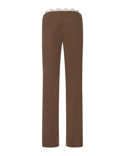 Magda Butrym Brown Rtw Wool Polyamide