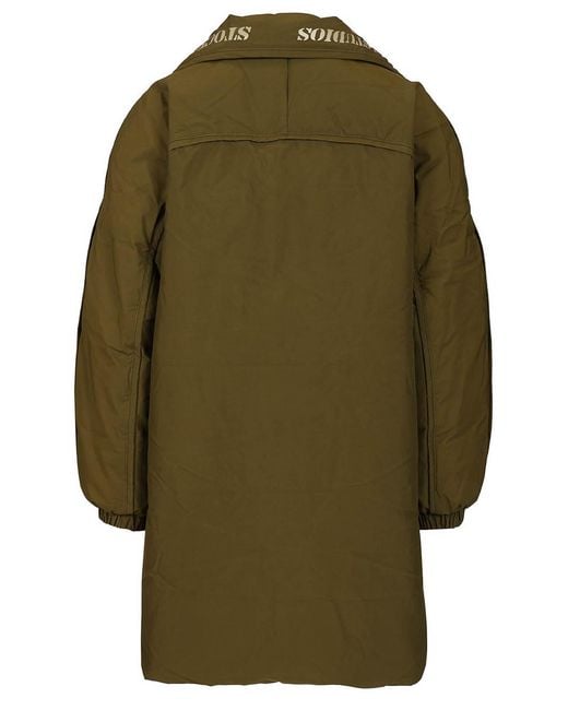 Acne Green Omero Down Jacket for men
