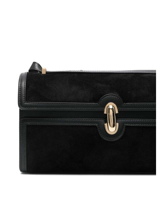 SAVETTE Black Leather Bag