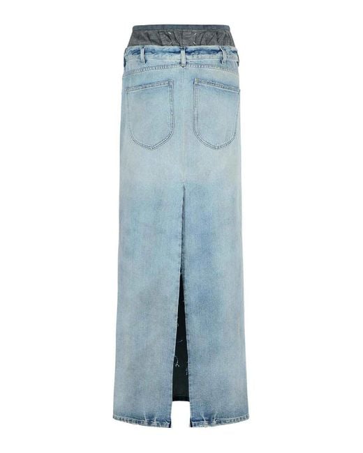 Maison Margiela Blue Denim Skirt