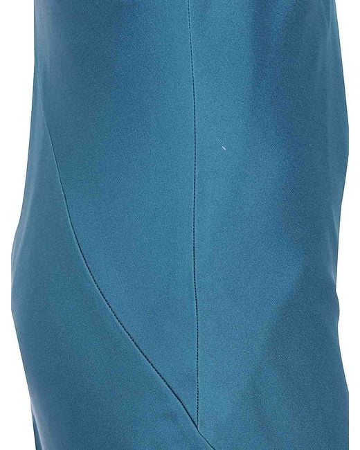 Max Mara Blue M Serum Long Dress