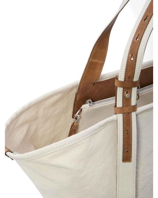 Golden Goose Deluxe Brand Natural 247 Canvas Tote Bag