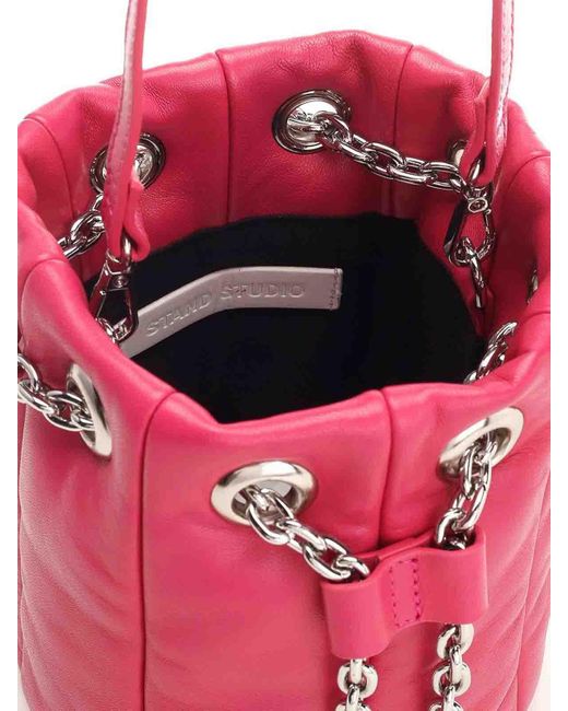 Borsa Del Secchio di Stand Studio in Pink